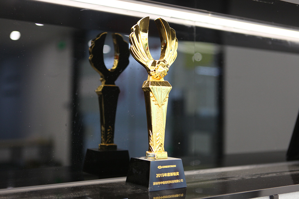 快思聰“2019年度新銳獎(jiǎng)”獎(jiǎng)杯